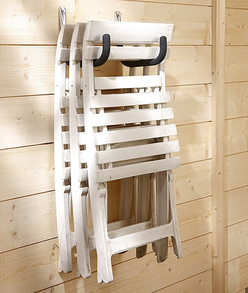Foldable Chair Storage Ideas 4