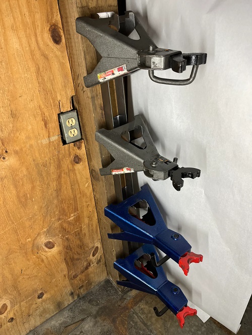 Jack Stand Rack Wall Mount