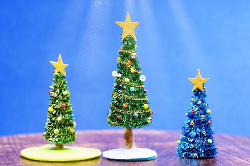 DIY Miniature Christmas Trees