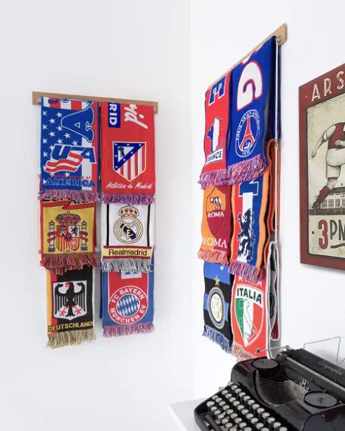 Sport Scarf Display Rack Holder