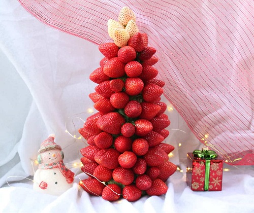 Strawberry Mini Christmas Tree