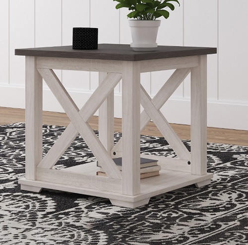 Two-Toned End Table