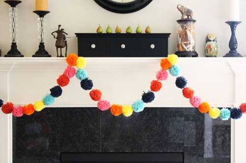 Woolen Pom-Pom Garland