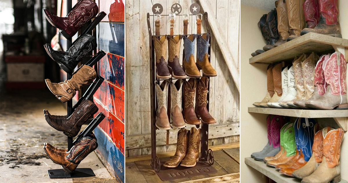 12 Clever Cowboy Boot Storage Ideas ⋆ Bright Stuffs