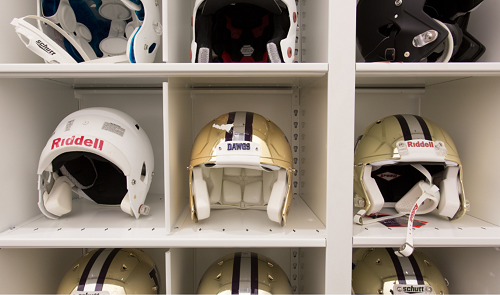 Football Helmet Display Ideas 5