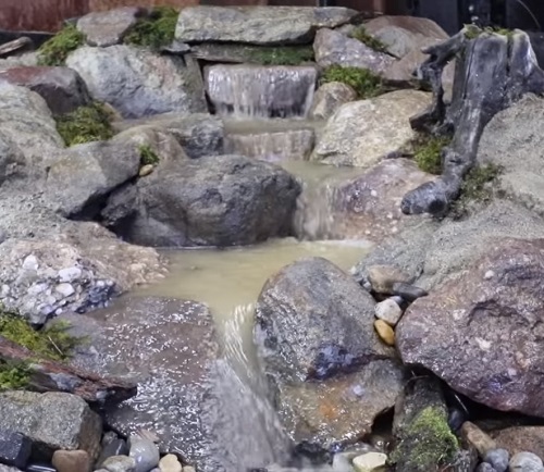 DIY Pondless Waterfall 9