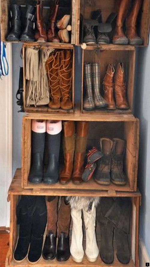 Cowboy Boot Storage Ideas 3