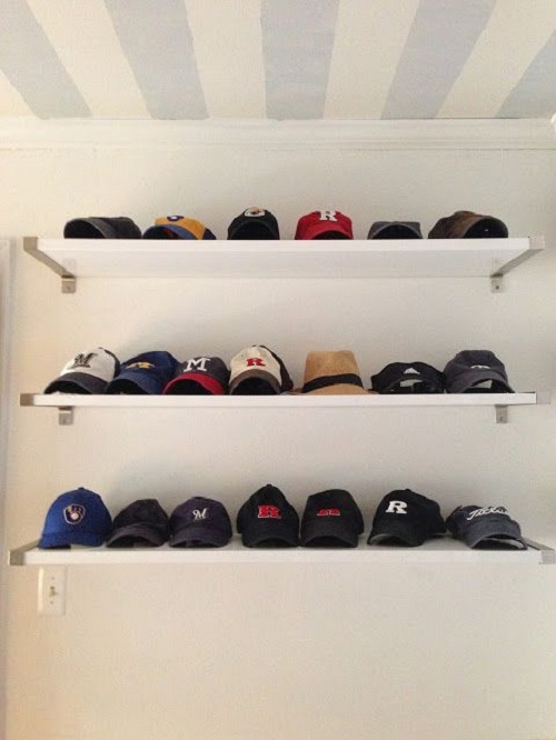 Baseball Cap Shelves Display