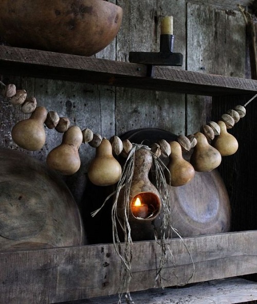Gourd Garland Display