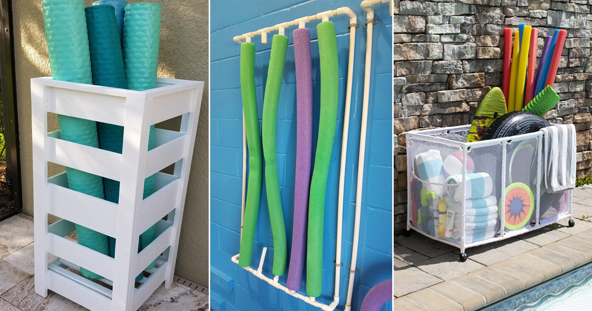 10 Best Pool Noodle Storage Ideas ⋆ Bright Stuffs