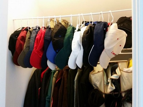 Baseball Cap Storage 11