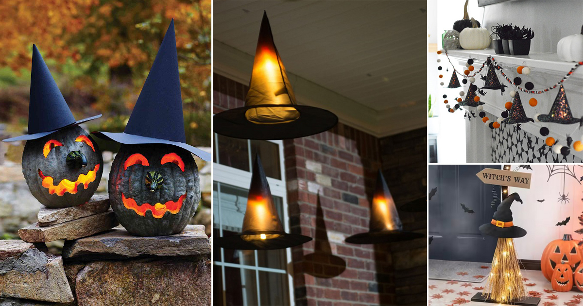 Diy Witch Hat Decoration Ideas
