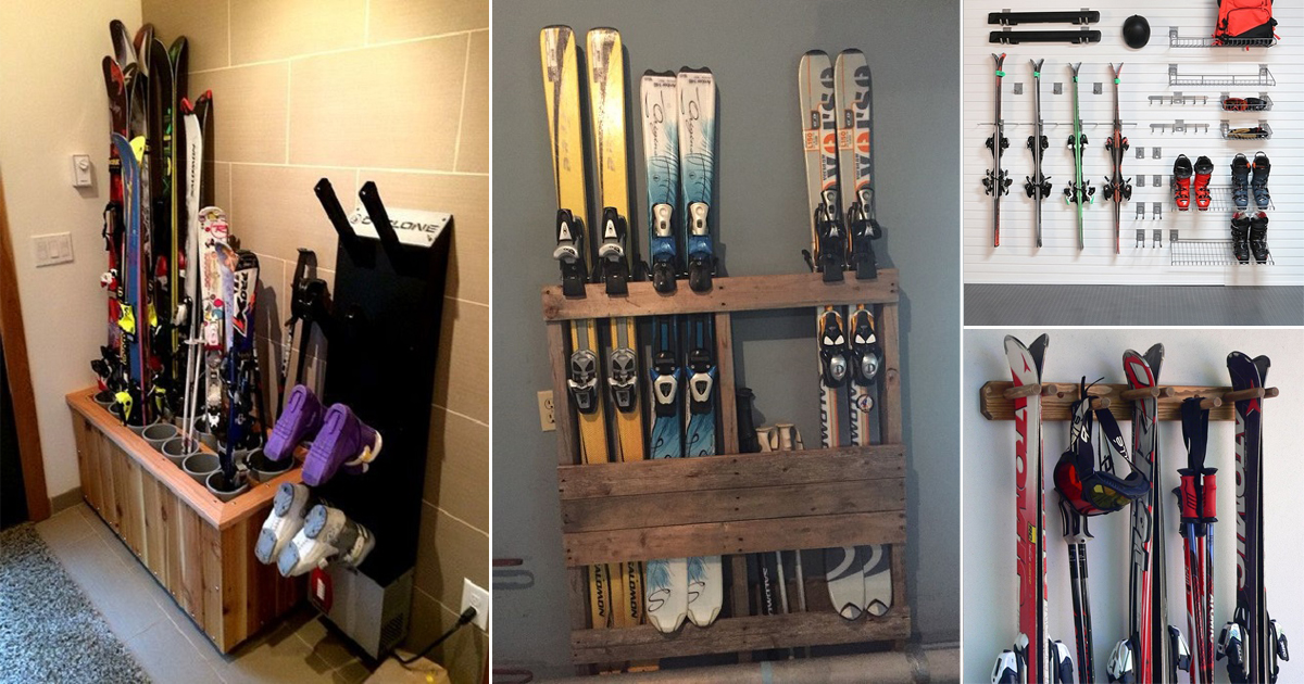 11 Best Ski Storage Ideas ⋆ Bright Stuffs