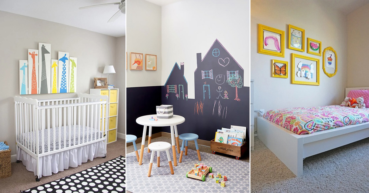 10 Kids Room Wall Decor Ideas ⋆ Bright Stuffs