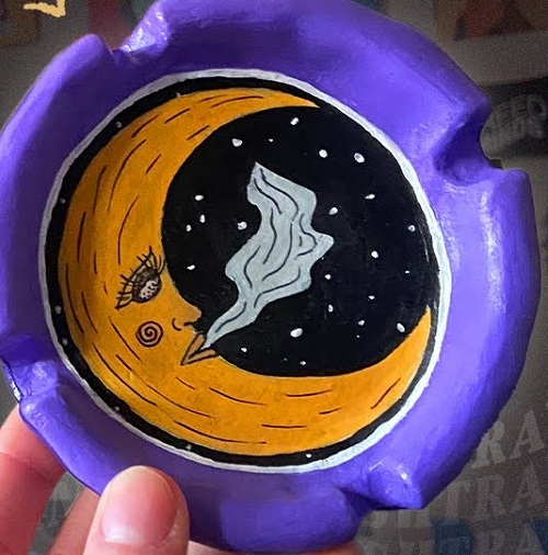 Stunning Air Dry Clay Ashtray 2