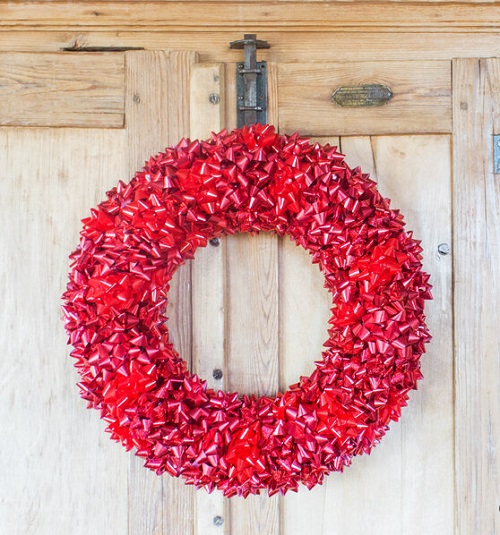 DIY Ribbon Wreath 7