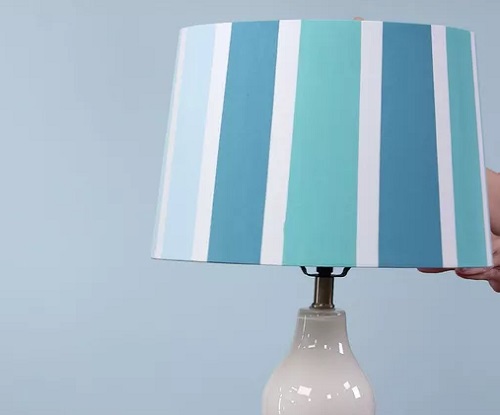 Easy Painted Lampshade 2