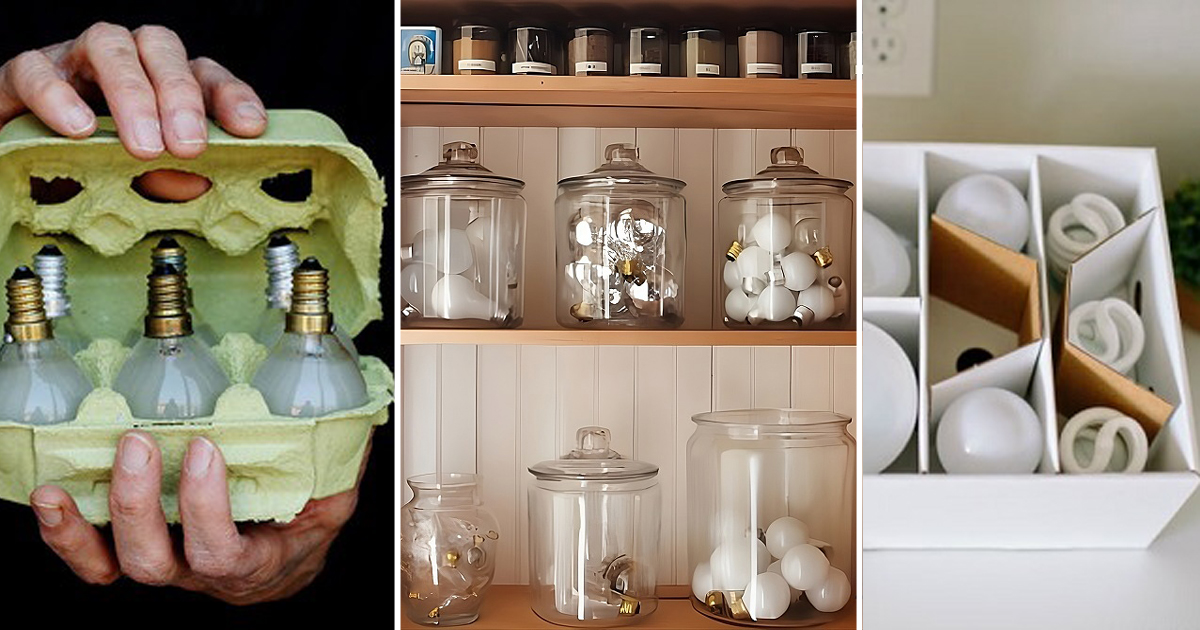 7 Clever Light Bulb Storage Ideas ⋆ Bright Stuffs