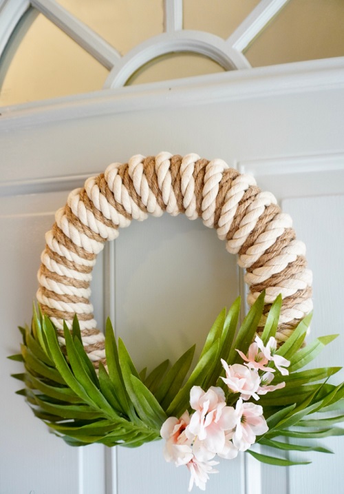 Coastal Rope Wreath DIY