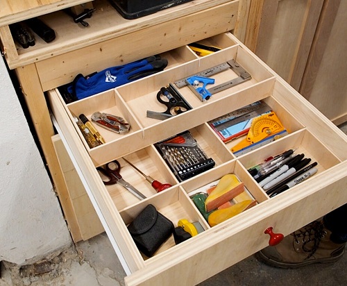 Drawer Divider with Sliding Tray