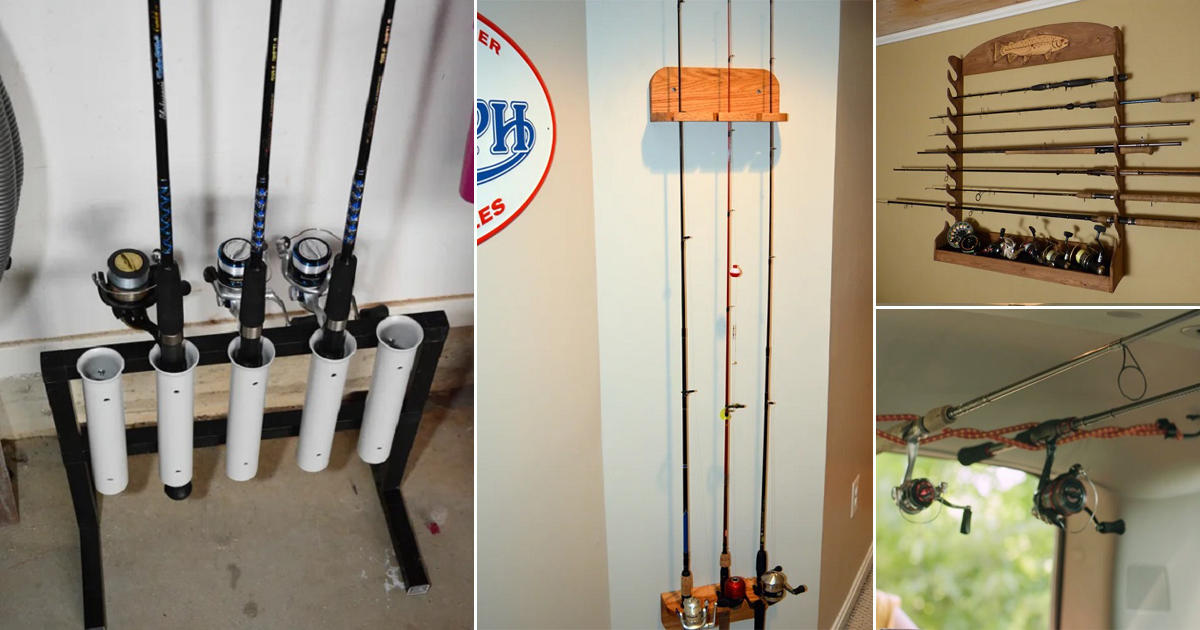 Top 13 Diy Fishing Rod Storage Ideas ⋆ Bright Stuffs