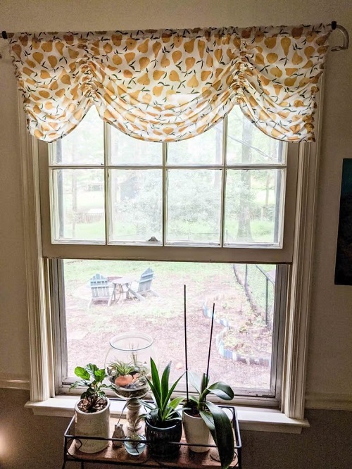 Handmade Window Valance Idea