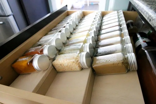 spice drawer organizer