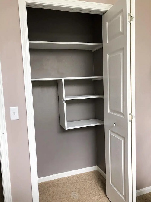 DIY Closet Shelves Ideas 1