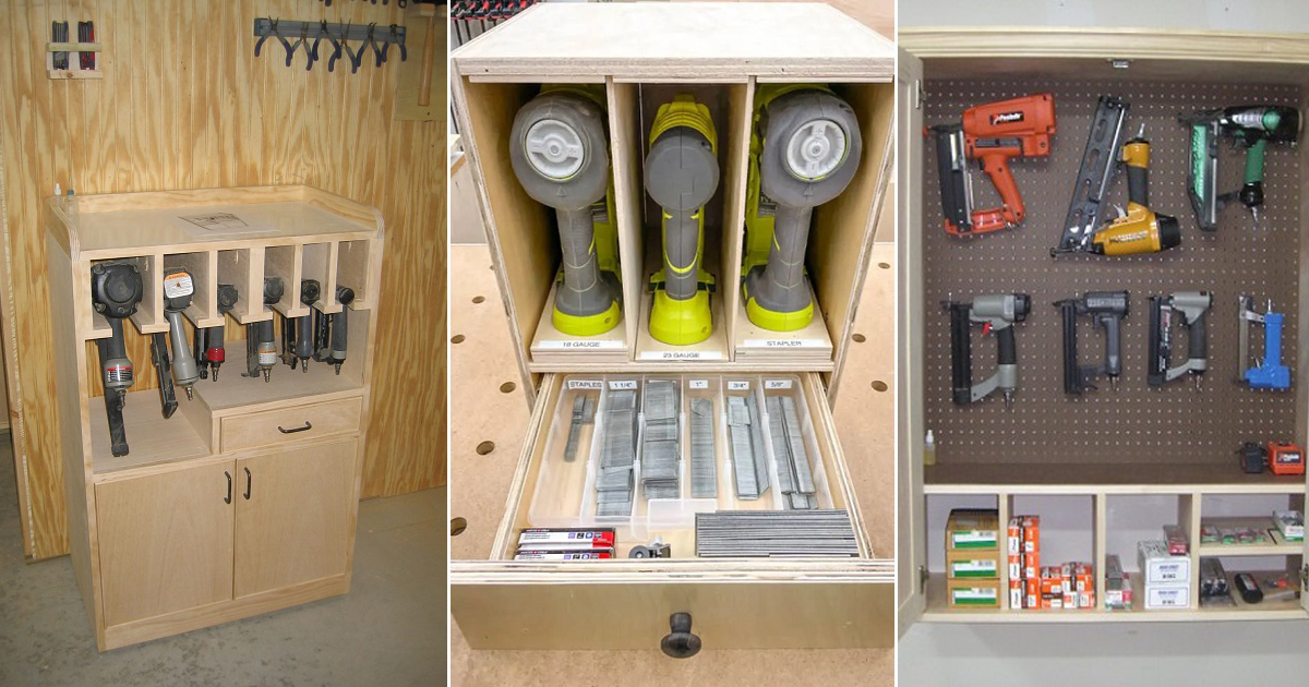 10 Clever Nail Gun Storage Ideas ⋆ Bright Stuffs