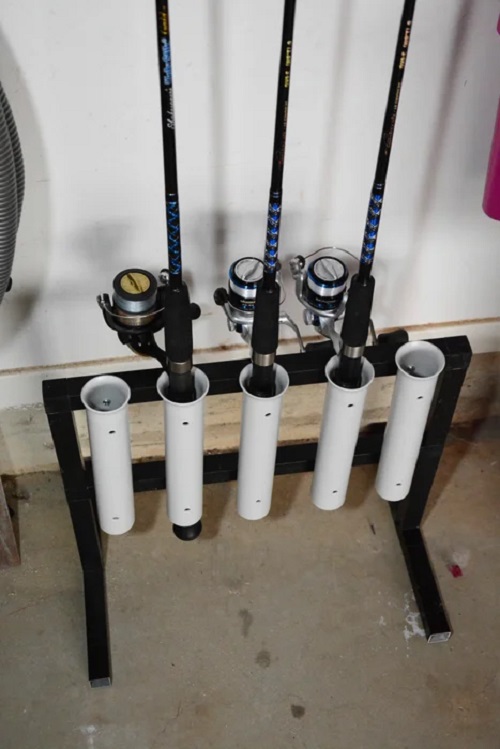 PVC Pipe Fishing Rod Holder