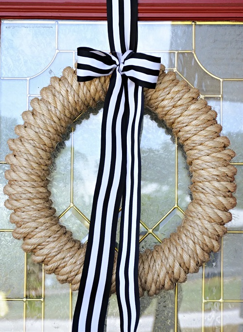 Rope and Ribbon Wreath