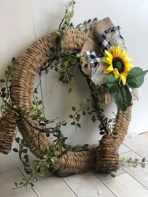 10 Impressive Rope Wreath Ideas to Try 2