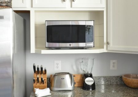 6 Best DIY Microwave Shelf Ideas ⋆ Bright Stuffs