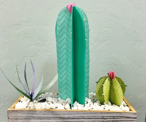 Trendy Paper Cactus Decoration