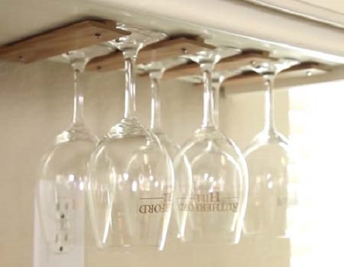 DIY Wine Glass Holder Ideas 1