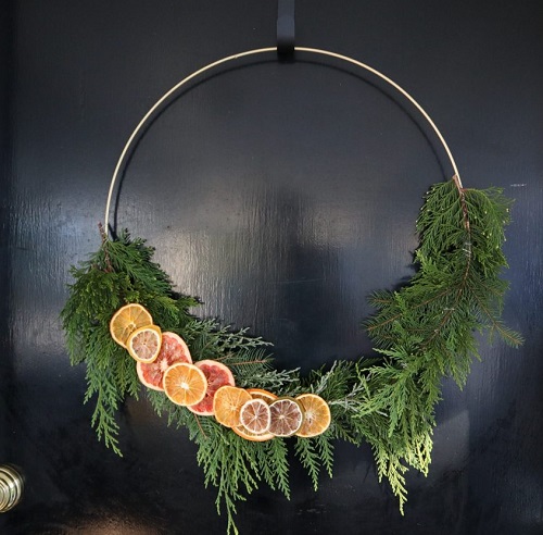 Dried Citrus and Pine Clippings Wreath