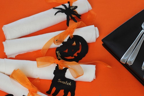 Personalized Halloween Napkin Rings