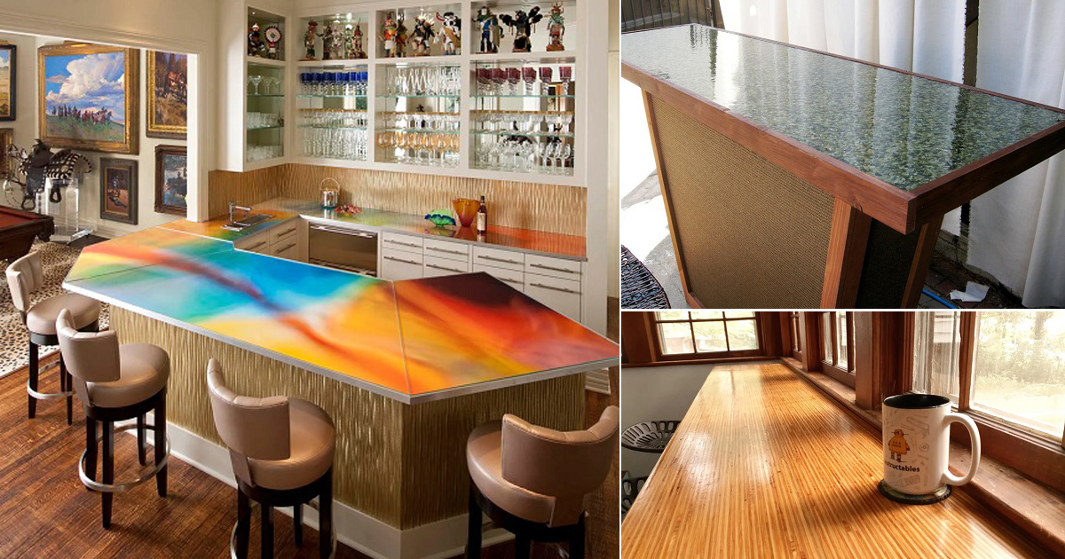 6 DIY Plywood Bar Top Ideas ⋆ Bright Stuffs