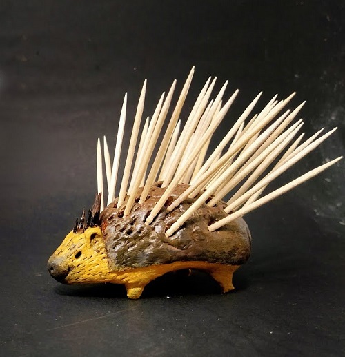 Porcupine Toothpick Holder