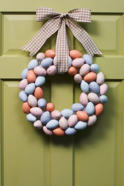 Speckled Easter Egg Wreath