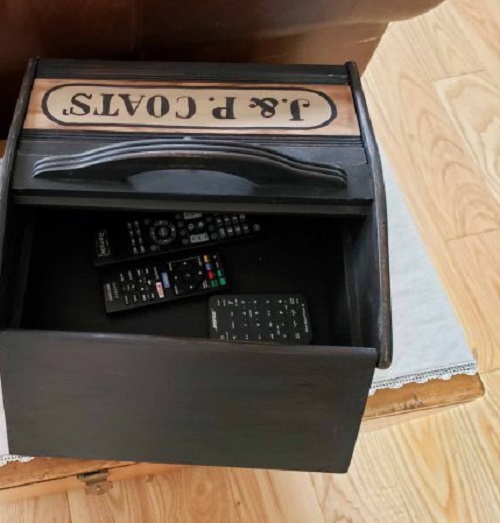 Upcycled Remote Control Storage