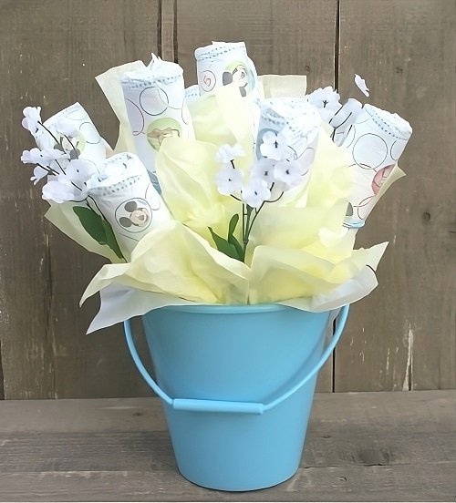 Diaper Bouquet Ideas 1