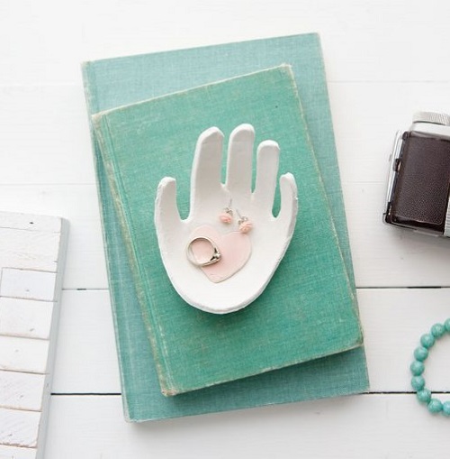 DIY Handprint Jewelry Bowl Ideas