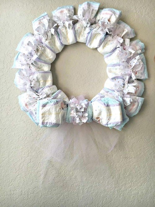 Diaper Wreath Ideas 5