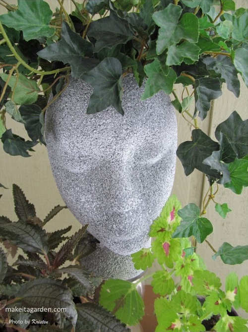 Stunning Head-shaped Plant Holder