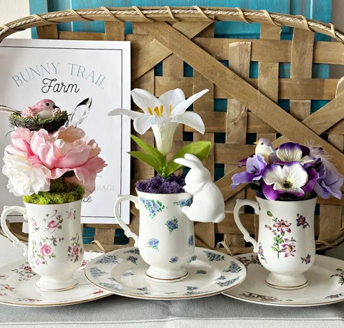 DIY Teacup Planter Ideas 1