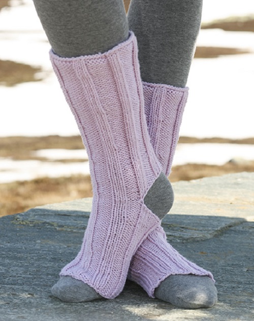 DIY Yoga Socks Knitting Patterns Ideas 3