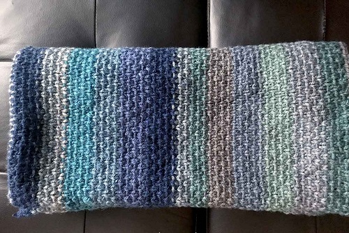 Half Linen Stitch Blanket