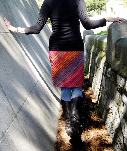 Women Skirt Free Knitting Pattern 3