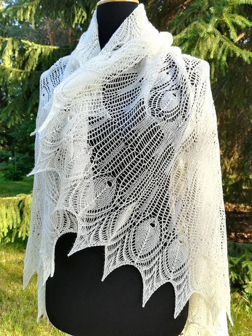 DIY Shawl Knitting Patterns Ideas 2